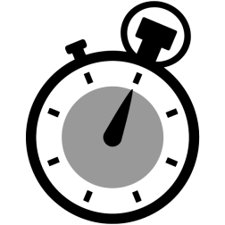 Stopwatch silhouette