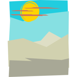 Desert sun