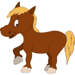 Cartoon horse