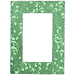 Curly Whirly Frame