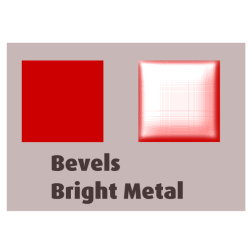 Bevels Bright Metal
