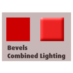 Bevels Combined Lighting