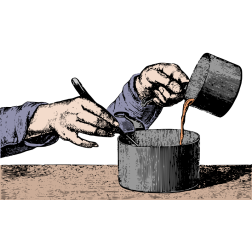 Pour In Liquid