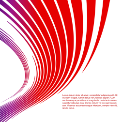 Curved pink purple stripes