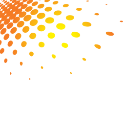 Halftone background corner decoration