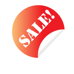 Sale peeling sticker clip art