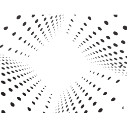Halftone pattern perspective view