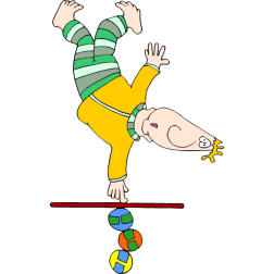 In balance