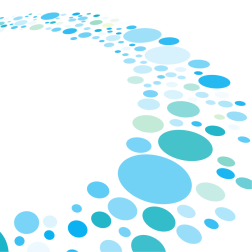 Blue pattern with circles