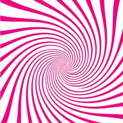 Radial sun rays swirl