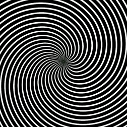 White lines swirl