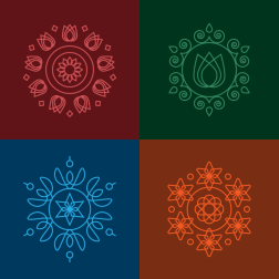 Decorative designs and logos