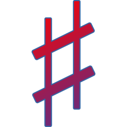 Accidental sharp color art