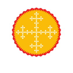 Religious  symbol yellow color