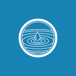 Water drop logotype concept