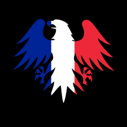 French flag eagle crest