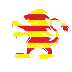 Catalan flag heraldic lion