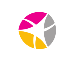 Logotype design concept shape