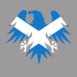 Scottish heraldic eagle symbol