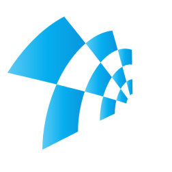 Blue tiles logotype concept