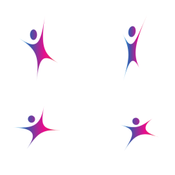 People human logotype shape