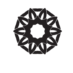 Star black shape tribal art