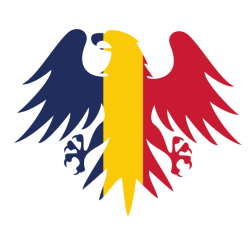 Chad flag heraldic eagle