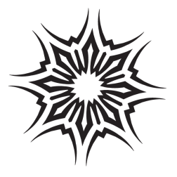 Tribal style decal design