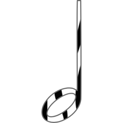 Musical note 2 half