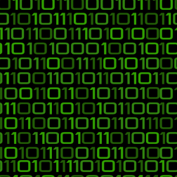 Binary numbers seamless pattern