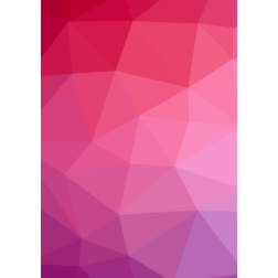 Crimson red low-poly pattern