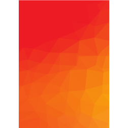 Red yellow low poly pattern