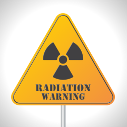 Radiation warning sign clip art