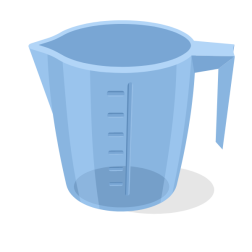 Beaker container