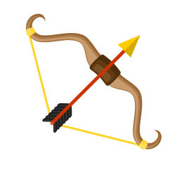Bow and arrow clip art