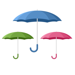 Colorful umbrellas