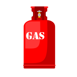 Gas container red color