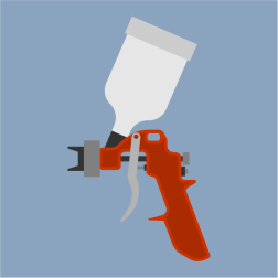 Airbrush vector clip art