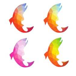 Strout fish silhouette