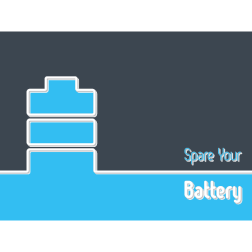 Spare battery vector background