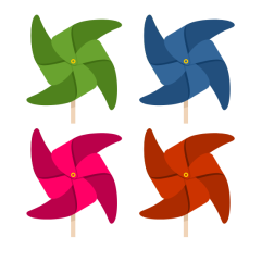 Summer windmills toys