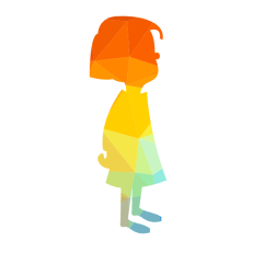 Girl cartoon silhouette clip art