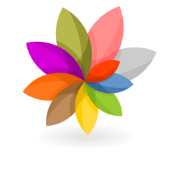 Paper flower clip art