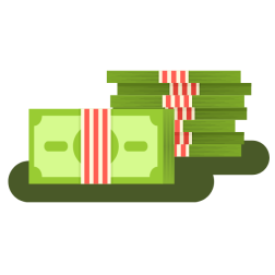 Stash of cash clip art