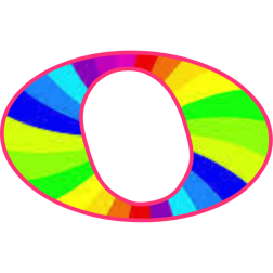 Whole note gradient color pattern