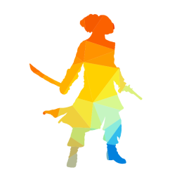Pirate with a sword