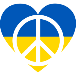 Ukraine peace heart