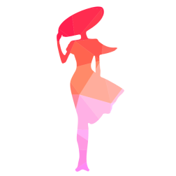 Girl with a big hat