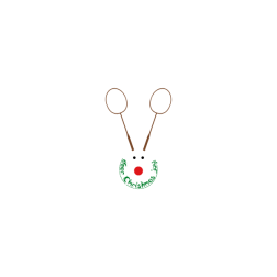 Badminton MERRY CHRISTMAS English