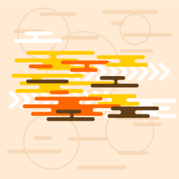 Abstract shapes and circles